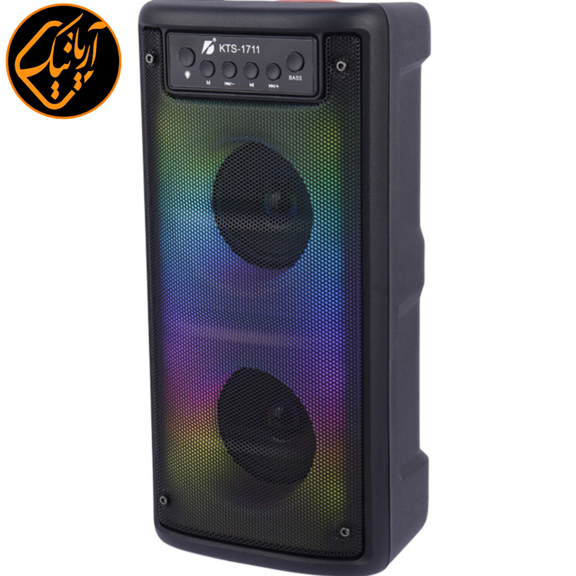 اسپیکر بلوتوثی، رادیو موج FM، بی سیم با نورپردازی داخلی RGB، فلش خور KTS-1711
