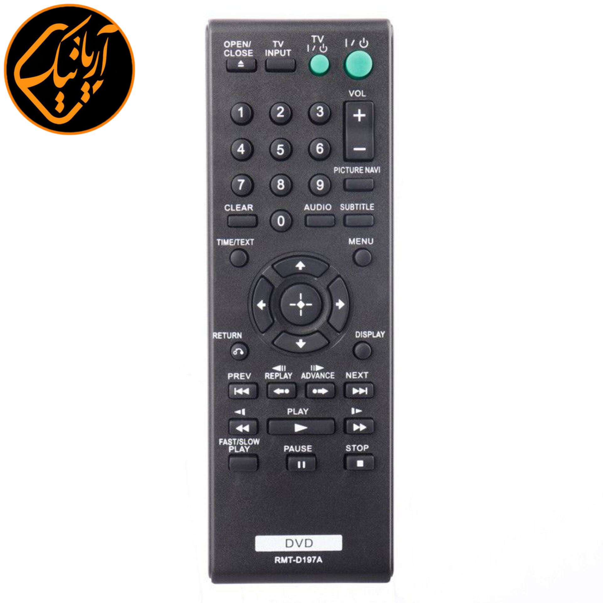 کنترل دی وی دی سونی مدل RMT-D197A DVD اورجینال