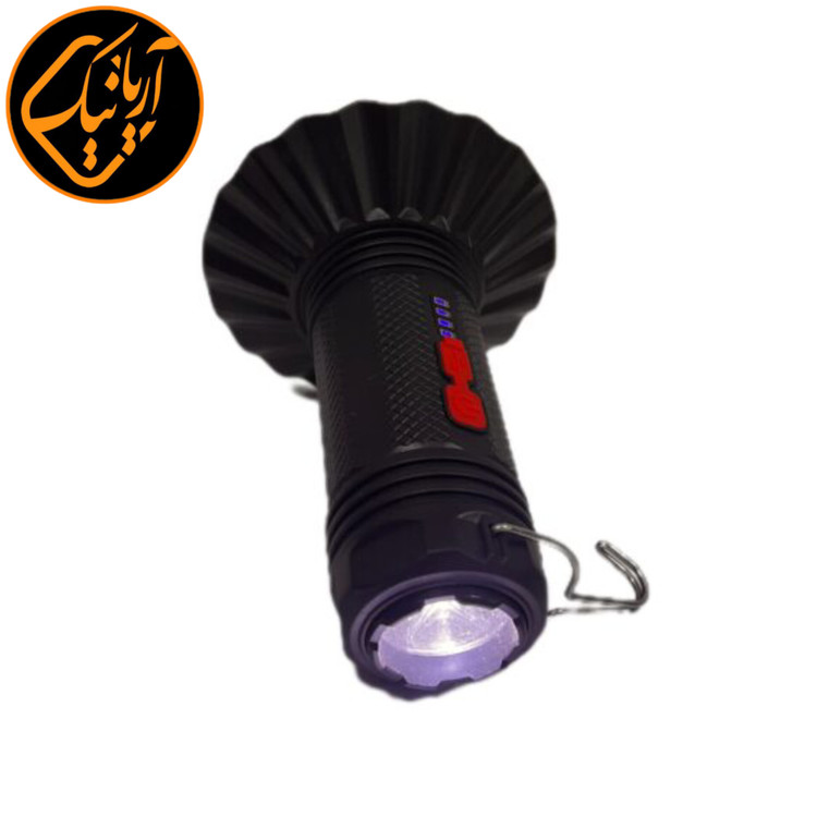 چراغ قوه و چراغ آویز شارژی با قابلیت مگنت باتری خور مناسب شرایط اضطراری مدل JB-968L