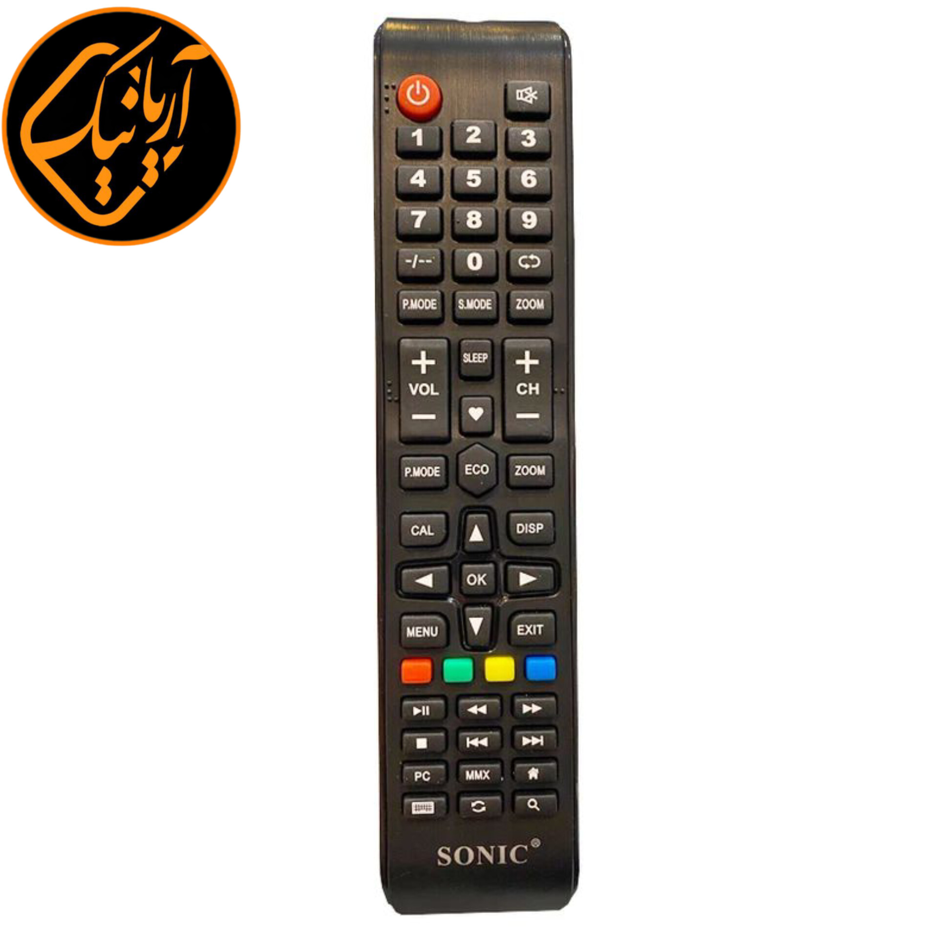 کنترل تلویزیون سونیک طرح 1078 اصلی معمولی و درجه یک