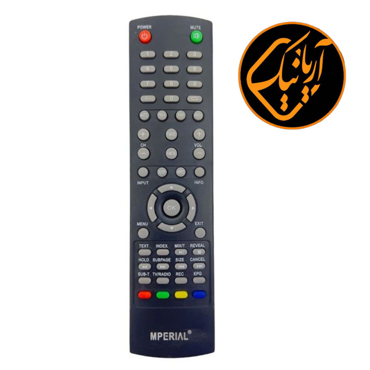 کنترل تلویزیون امپریال اصلی معمولی و درجه یک مدل 5019