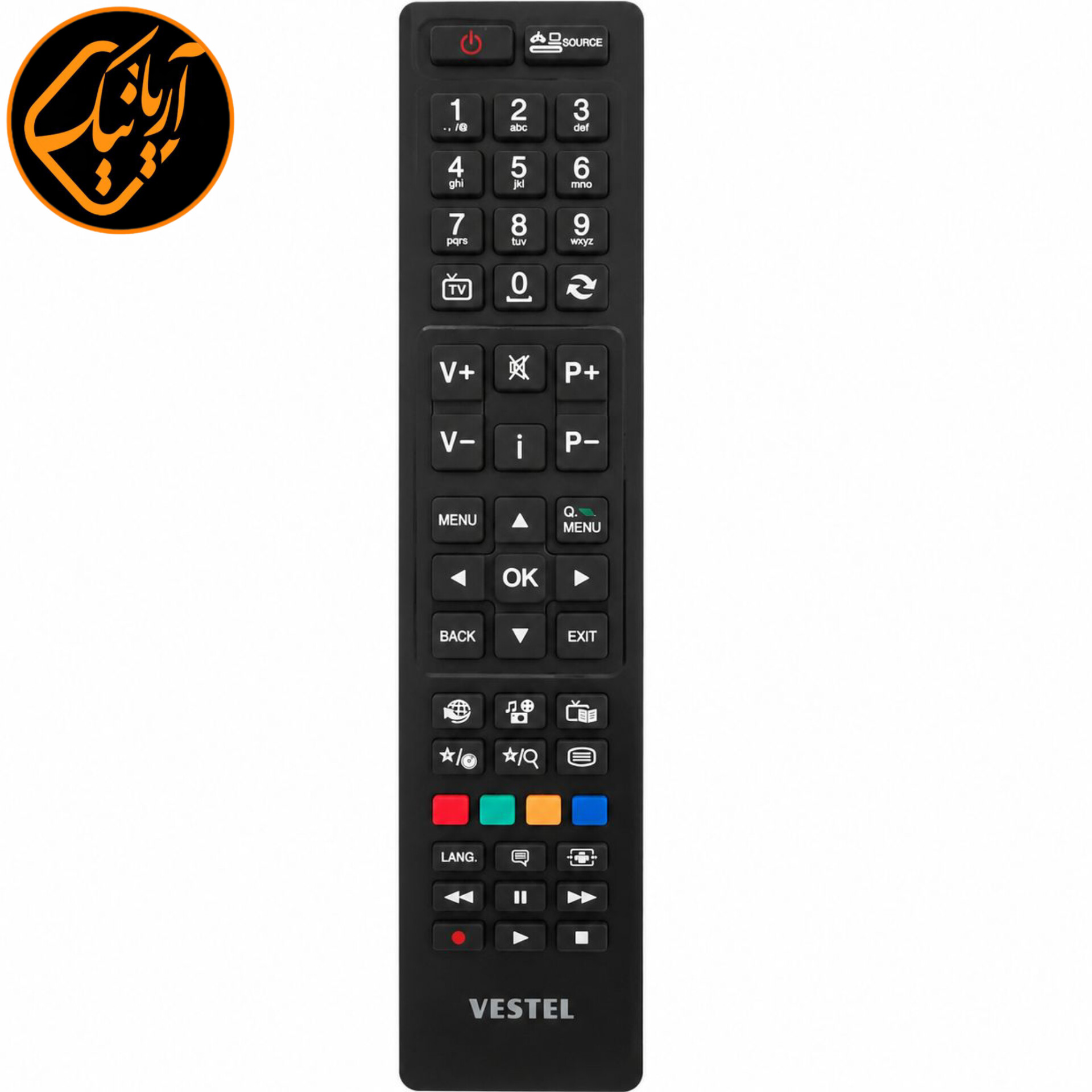 کنترل بلند تلویزیون وستل vestel اصلی با کیفیت عالی