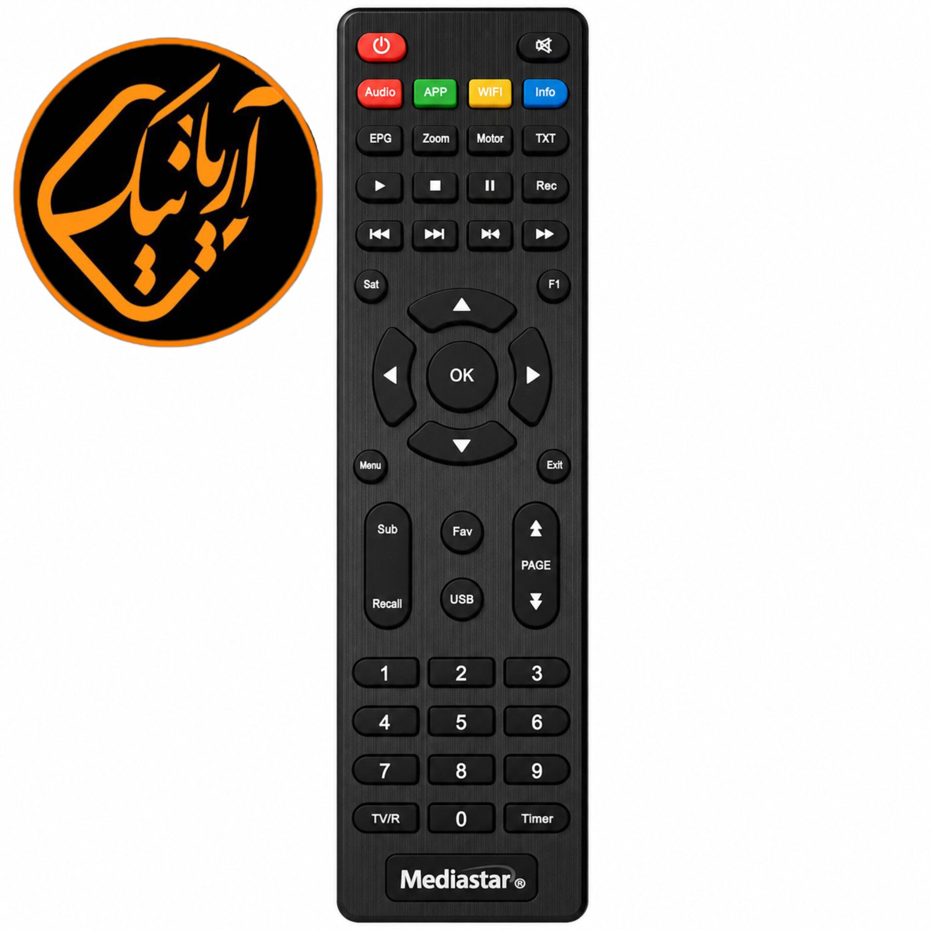 کنترل اصل شرکتی گیرنده دیجیتال مدیا استار 4030 اورجینال با کیفیت عالی media star 4030