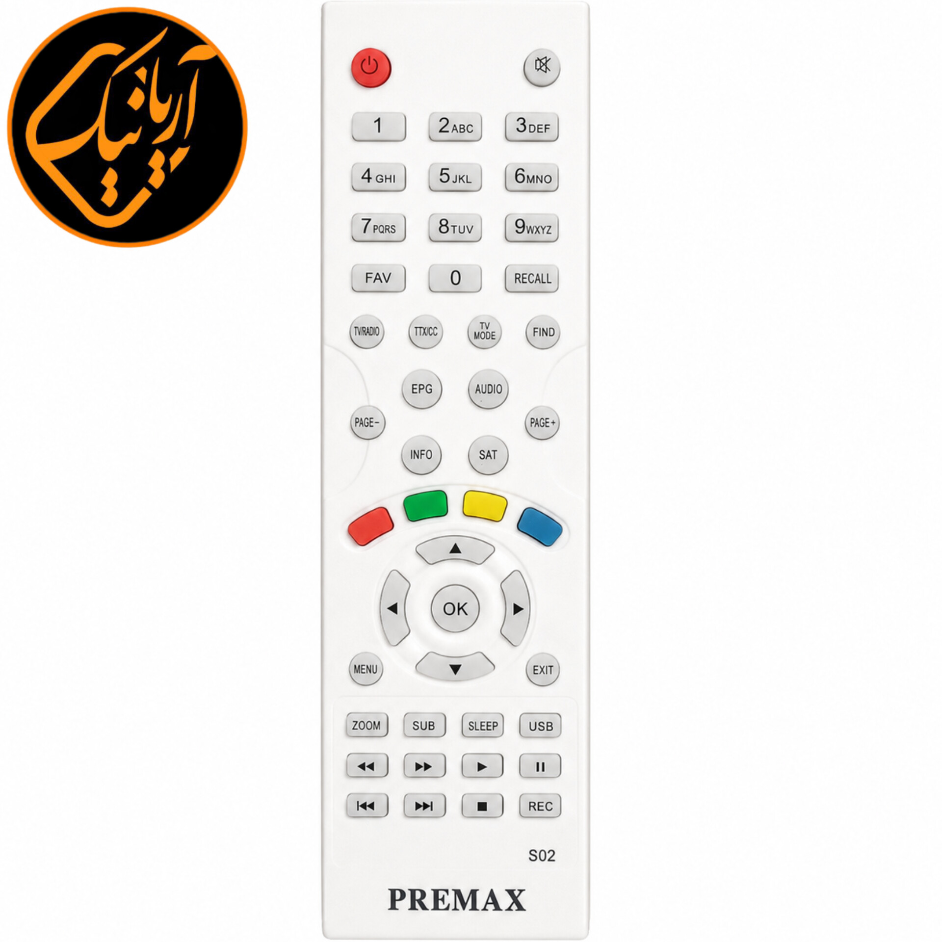 کنترل گیرنده دیجیتال پریمکس سفید اورجینال و شرکتی با کیفیت بینظیر