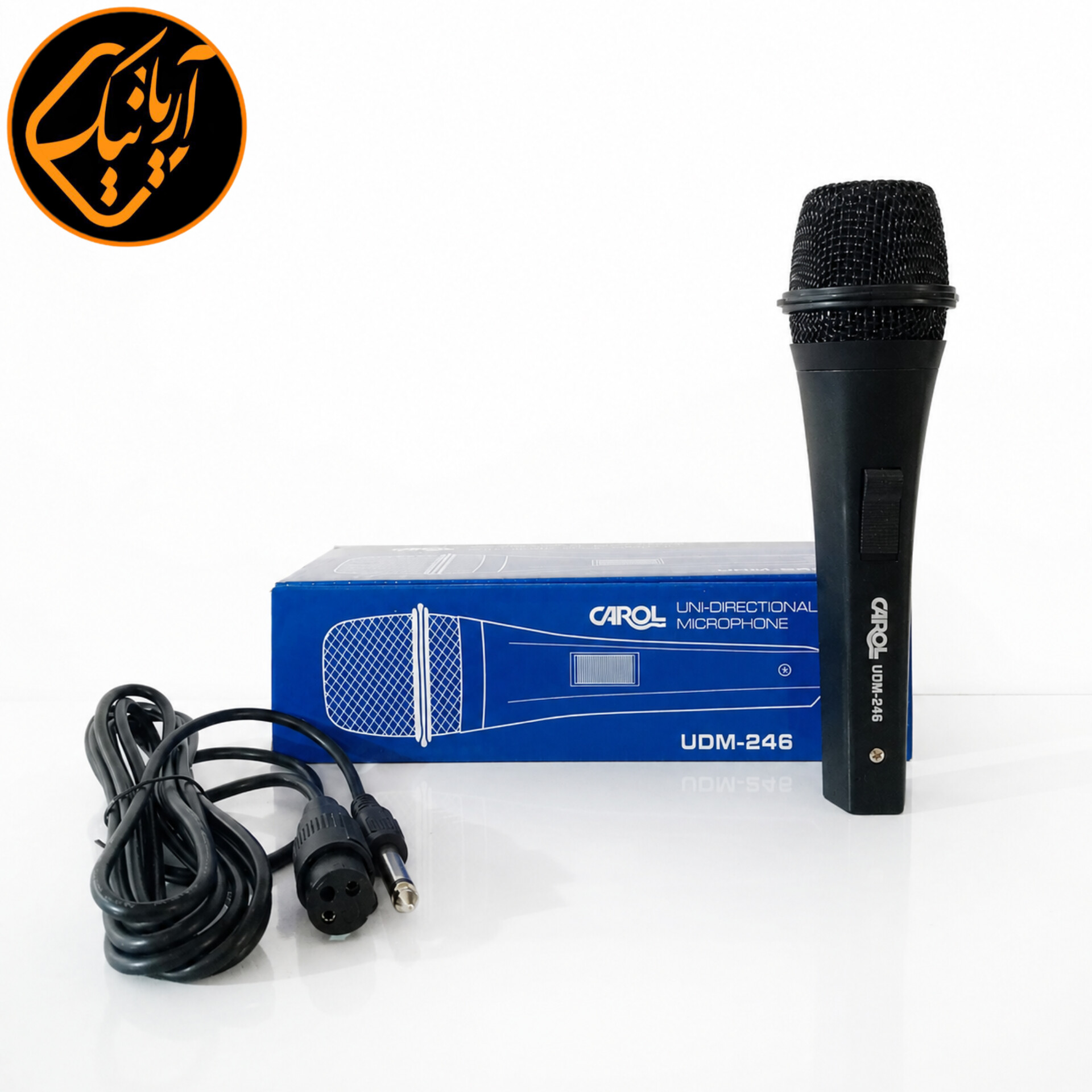 میکروفون حرفه ای اورجینال کارول Carol UDM-246 جنس درجه یک و مقاوم با قابلیت کاهش نویز اصلی مخصوص ماه محرم و سخنرانی