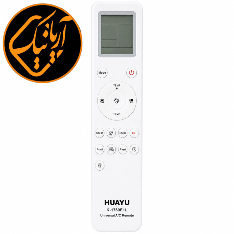ریموت کنترل یونیورسال کولر گازی HUAYU K-1769E+L اصلی سازگار با بیش از 1000 مدل اسپلیت و کولر گازی 🧊📺🔧