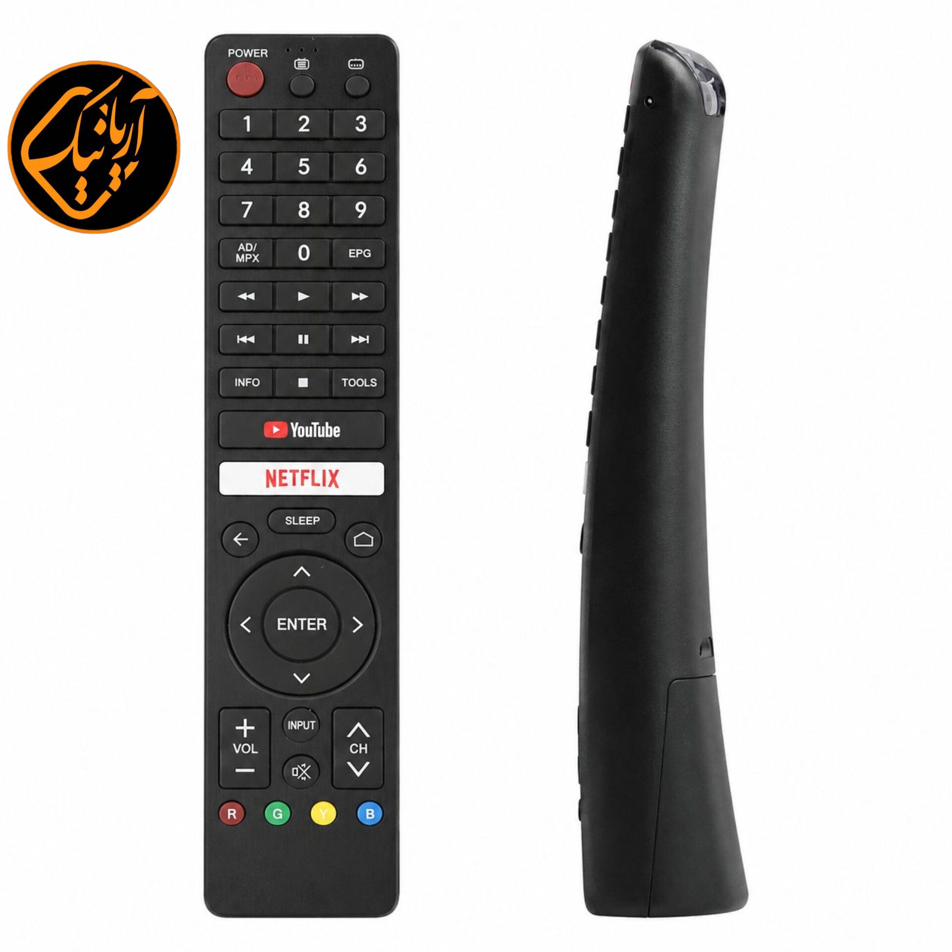 کنترل هوشمند اصلی تلویزیون شارپ نتفلیکس و یوتیوب کمیاب با کیفیت درجه یک