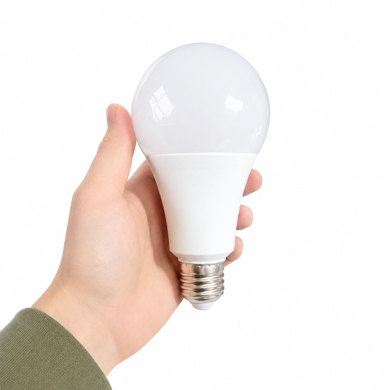 لامپ LED حبابی  کم مصرف 20 وات شعاع زرین دارای سرپیچ E27 نور مهتابی