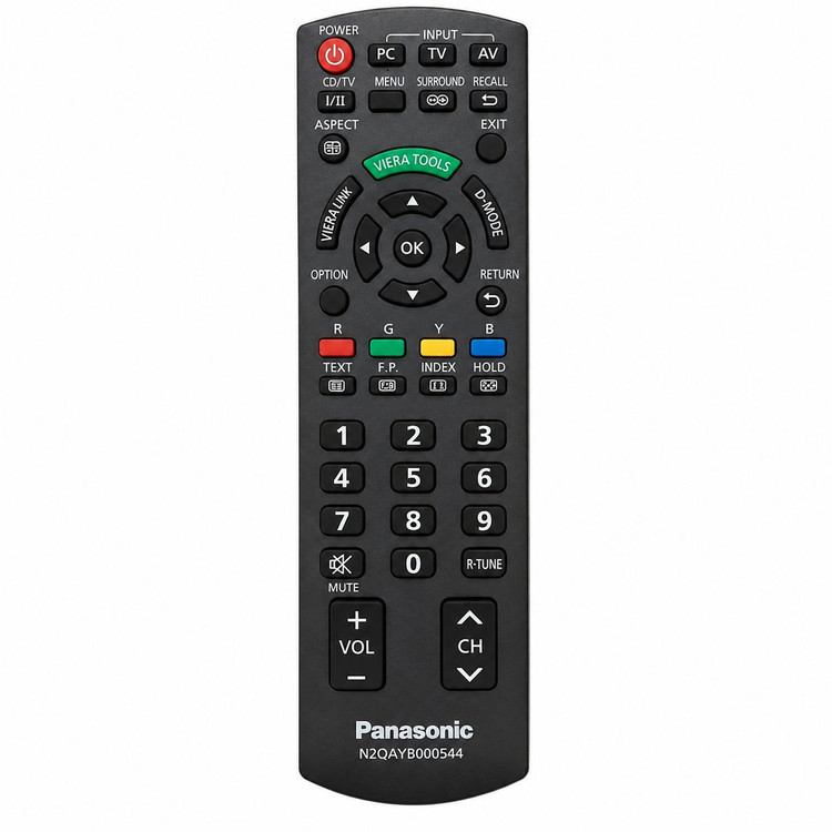 کنترل تلویزیون LED پاناسونیک مدل 544 با کیفیت عالی | ریموت کنترل Panasonic 544 Original مناسب تلویزیونهای LED
