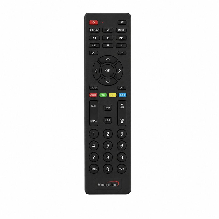کنترل گیرنده دیجیتال مدیا استار 3500 متوسط اصلی با برد قوی | ریموت Mediastar 3500 Original