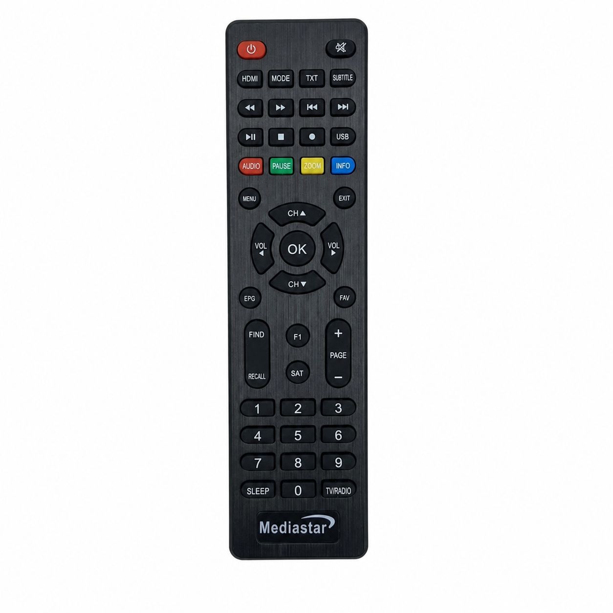 کنترل گیرنده دیجیتال مدیا استار جدید اصلی | کیفیت عالی | ریموت کنترل Mediastar Original