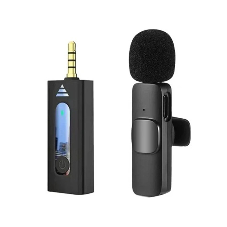 میکروفون یقه ای بی سیم DETEX+ مدل DMW33-AUX اصلی میکروفون وایرلس AUX مناسب تولید محتوا، ولاگ، مصاحبه، لایو و کلاس آنلاین