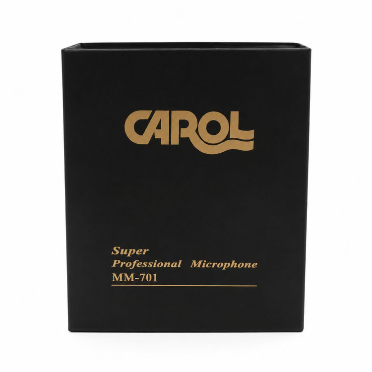 میکروفون یقه ای با سیم کارول مدل MM-701 اصلی میکروفن پرقدرت حرفه ای بدون نویز مناسب برای سخنرانی، اجرا، خبرنگاری و ضبط صدا