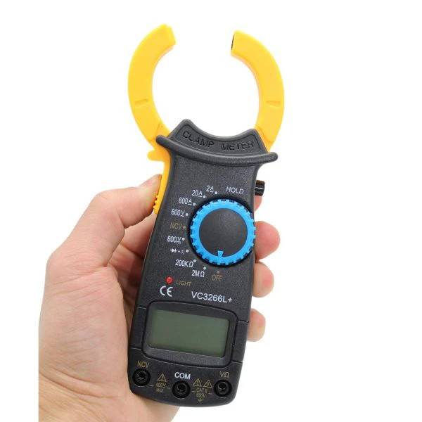 مولتی متر کلمپی دیجیتال VC3266L+ | آمپرمتر کلمپی با اندازهگیری جریان AC تا 600 آمپر