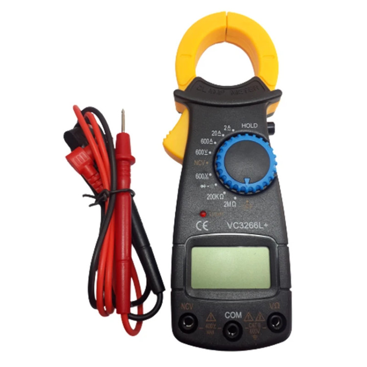 مولتی متر کلمپی دیجیتال VC3266L+ | آمپرمتر کلمپی با اندازهگیری جریان AC تا 600 آمپر