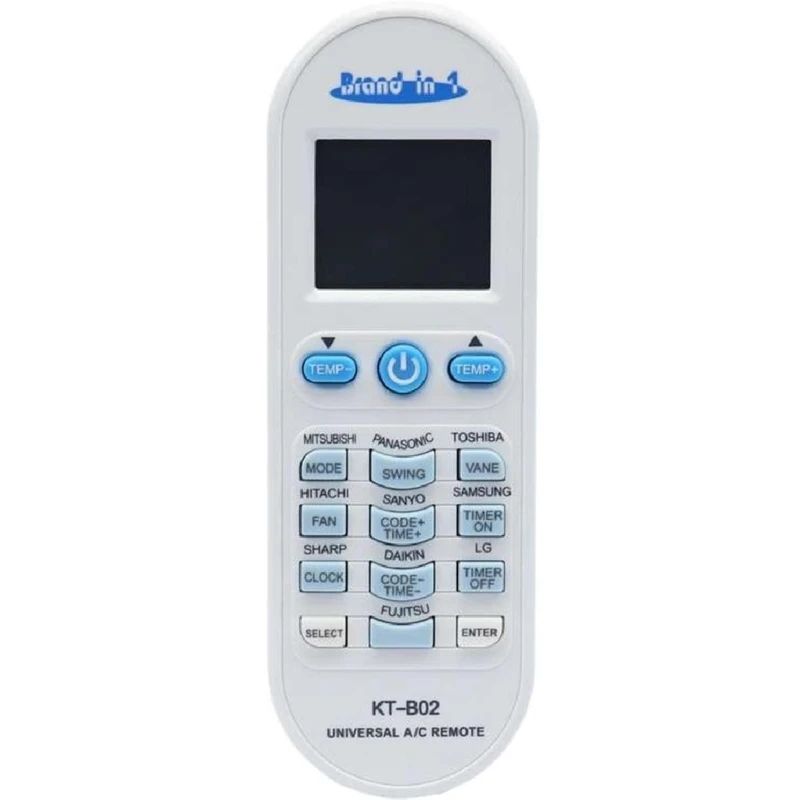 ریموت کنترل کولر گازی همه کاره مدل KT-B02 | کنترل یونیورسال کولر گازی اصلی