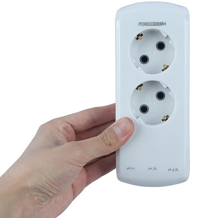 محافظ ولتاژ ارتدار ۲ خانه دیجیتال دیواری فروزش مدل لوتوس LT200DW | محافظ لباسشویی و ظرفشویی ۴۰۰۰VA