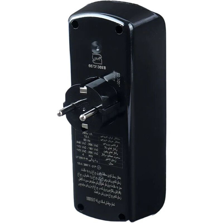 محافظ ولتاژ ارتدار ۲ خانه دیجیتال دیواری فروزش مدل لوتوس LT200DW | محافظ لباسشویی و ظرفشویی ۴۰۰۰VA