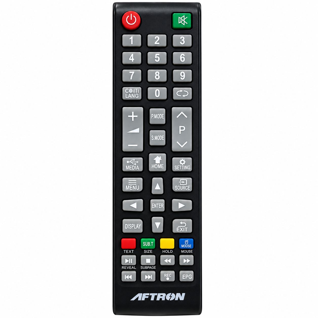 کنترل جایگزین تلویزیون ال ای دی کمیاب آفترون AFTRON (جایگزین ارسال میشه)