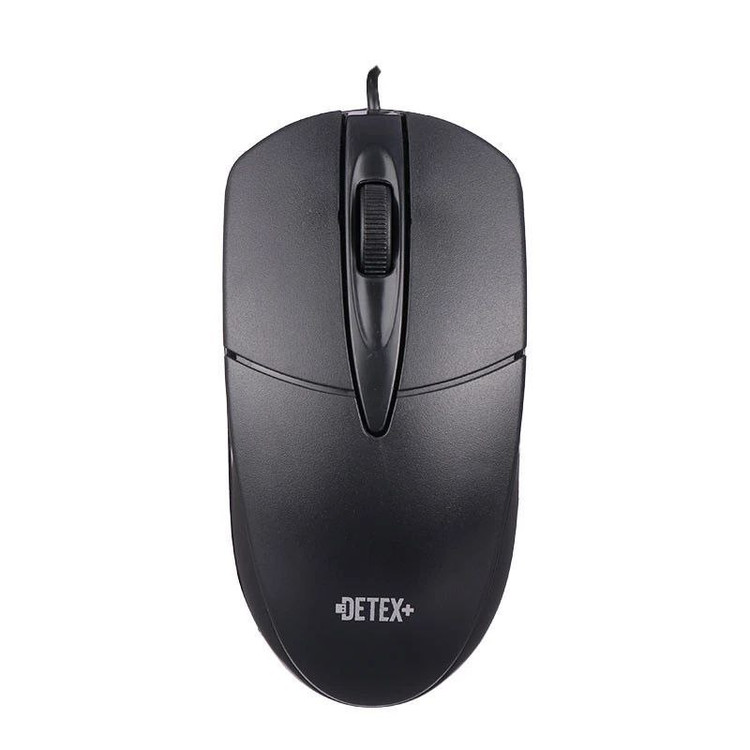 موس سیم دار دیتکس پلاس اصلی مقاوم در فشار ضربه و طراحی ارگونو میک Detex+ مدل MD-904
