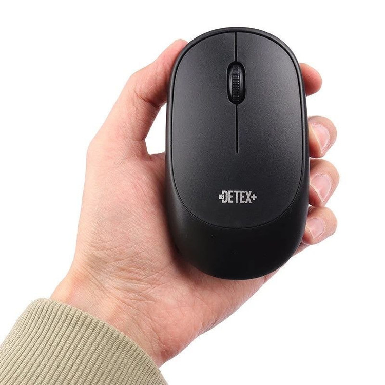 موس بی سیم دیتکس پلاس Detex+ مدل MD-911 دارای دانگل به همراه باتری آلکالاین اصلی