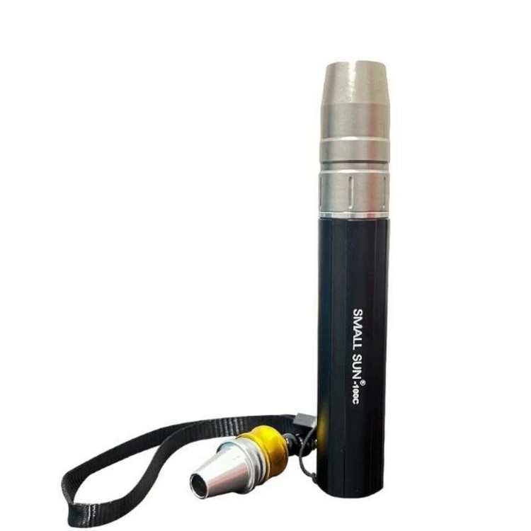 چراغ قوه UV یووی اسمال سان مدل ZY-100C اصلی سهنور با اشعه فرابنفش 365 نانومتر، نور سفید و آفتابی مناسب برای سنگشناسی، تشخیص فلورسانس، بررسی اسکناس و طبیعتگردی
