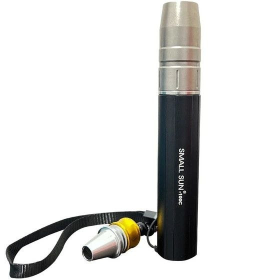 چراغ قوه UV یووی اسمال سان مدل ZY-100C اصلی سهنور با اشعه فرابنفش 365 نانومتر، نور سفید و آفتابی مناسب برای سنگشناسی، تشخیص فلورسانس، بررسی اسکناس و طبیعتگردی